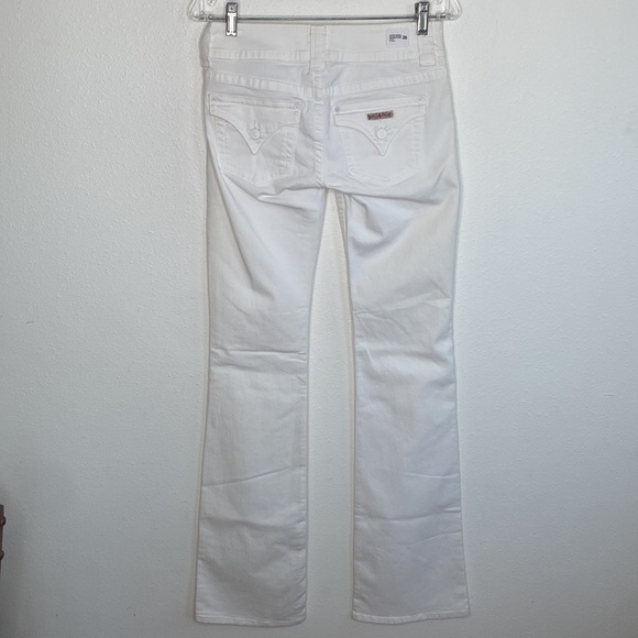 NEW HUDSON mid-rise baby bootcut jean in white 26 W170LDLW - Picture 6 of 9